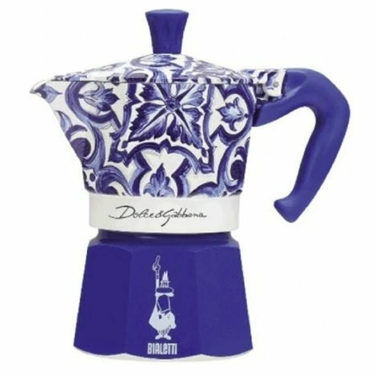 Italiensk Kaffepanna Bialetti MOKA D&G BLU MEDIT. 6T Blå Aluminium 6 Koppar