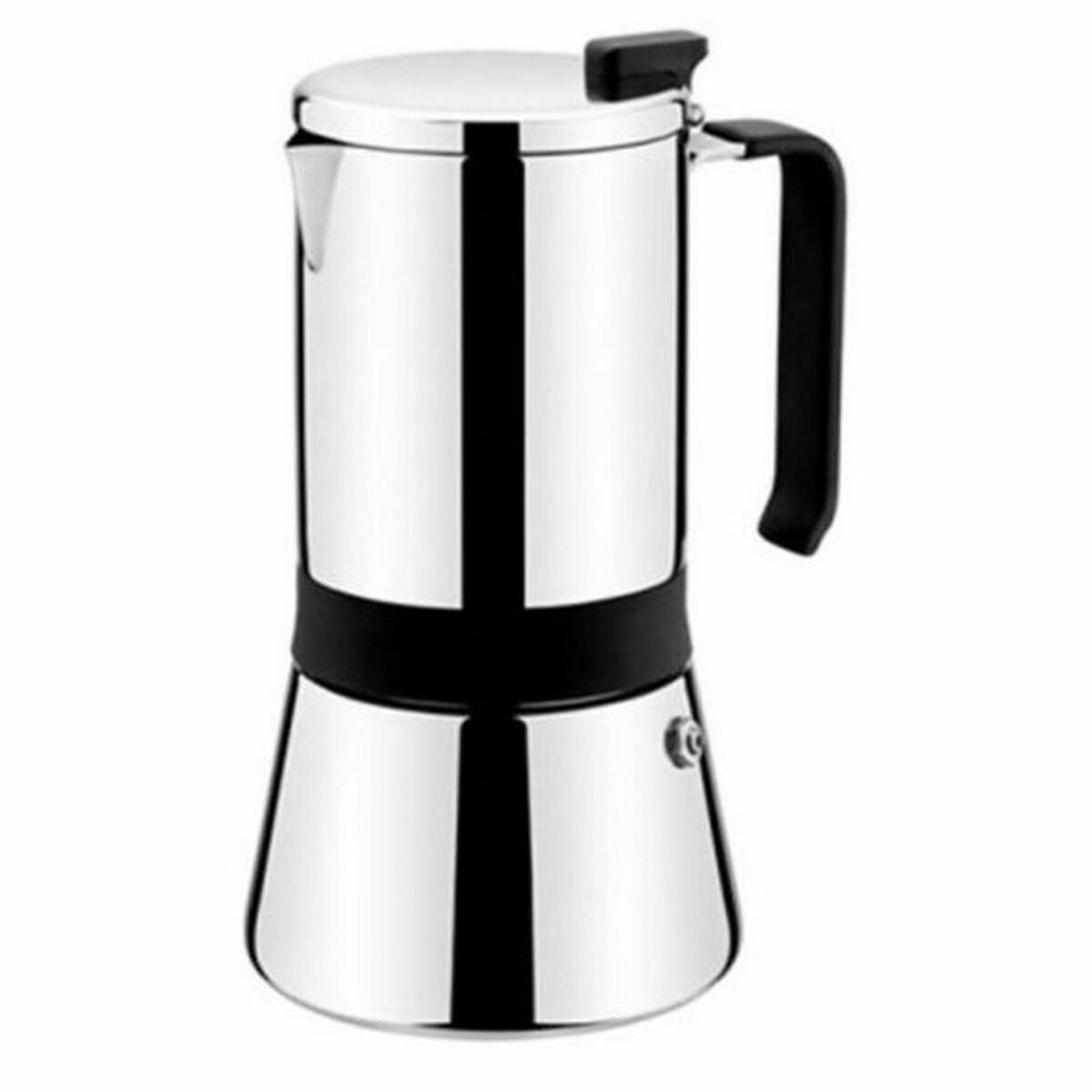Italiensk Kaffepanna Monix M770010 Rostfritt stål 10 Csészék Grå 500 ml 900 g