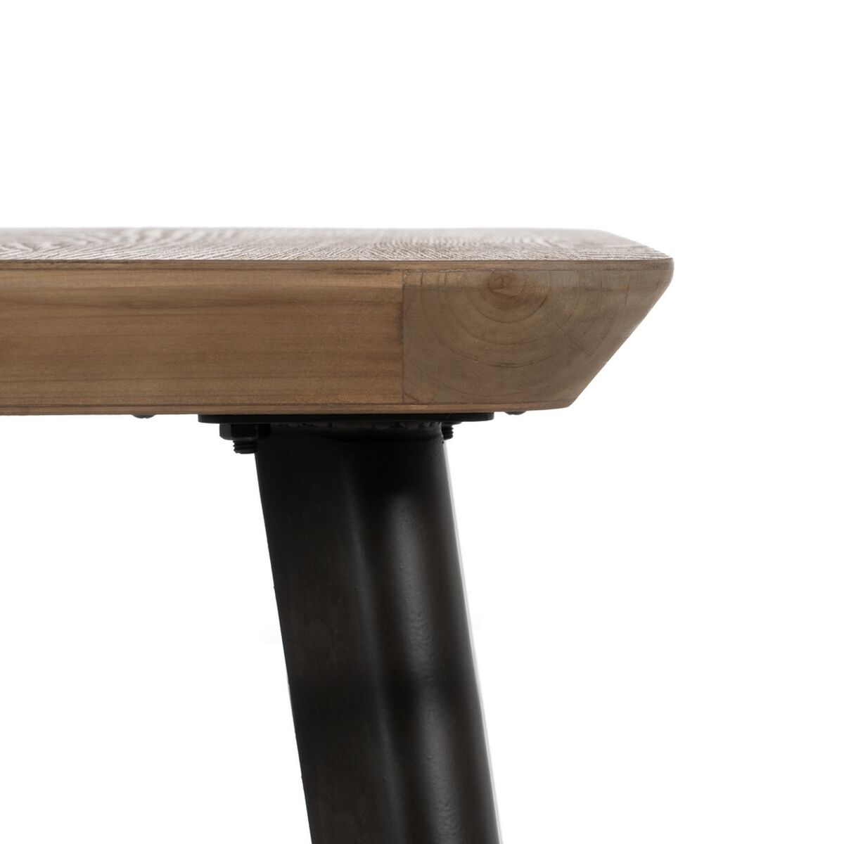 Sidobord PAUL Svart Beige Järn 58 x 58 x 60 cm - 4