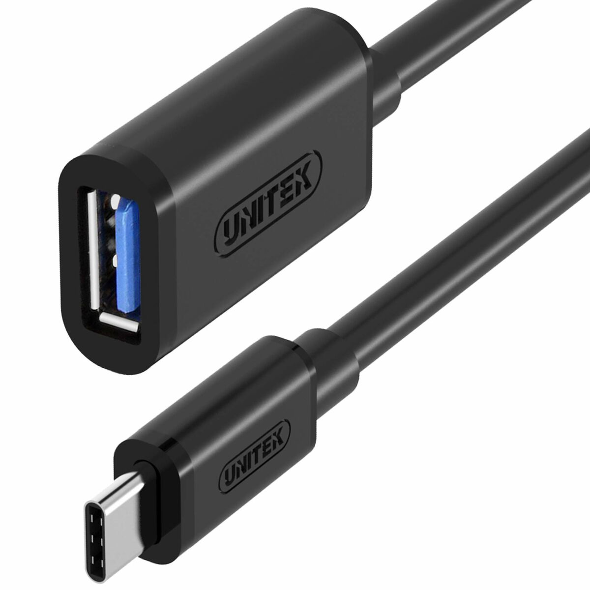 USB-C-kabel till USB Unitek Y-C476BK 20 cm - 2