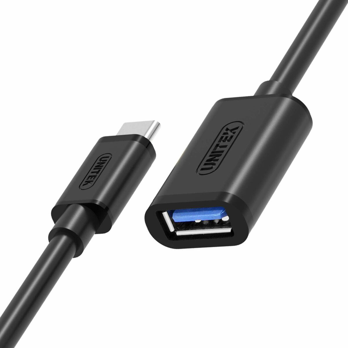 USB-C-kabel till USB Unitek Y-C476BK 20 cm - 4