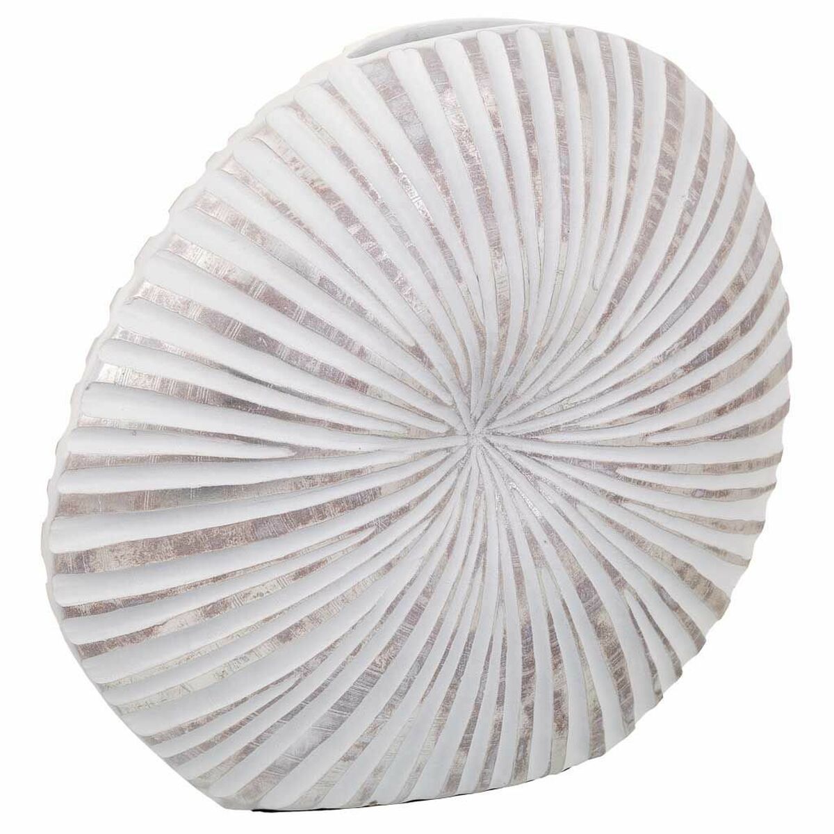 Vas Alexandra House Living Silvrig Polyresin 13 x 35 x 38 cm