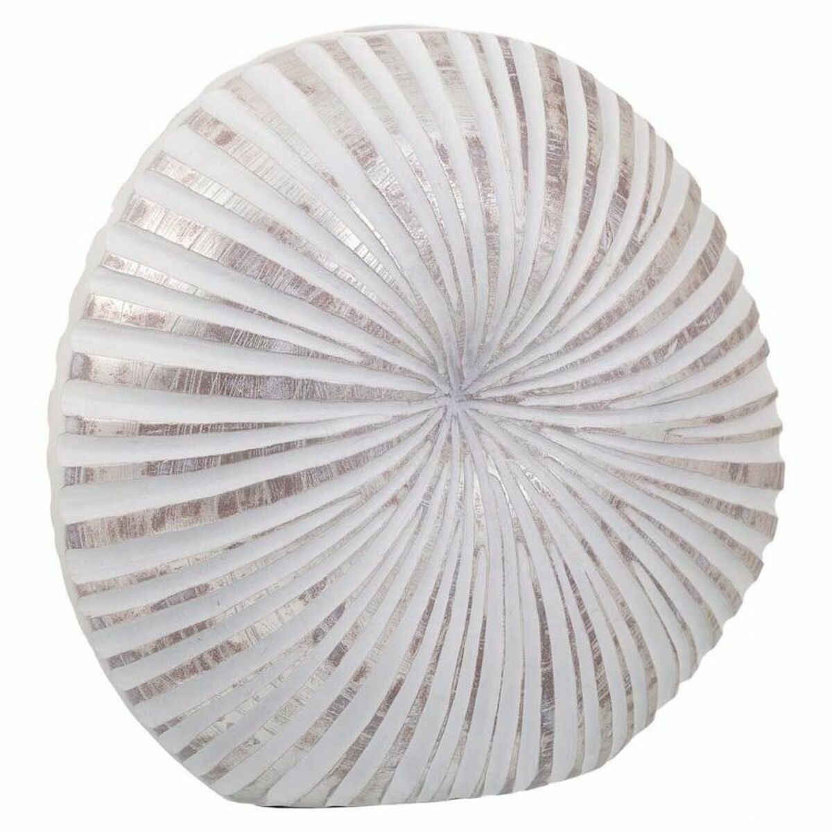 Vas Alexandra House Living Silvrig Polyresin 13 x 35 x 38 cm - 4