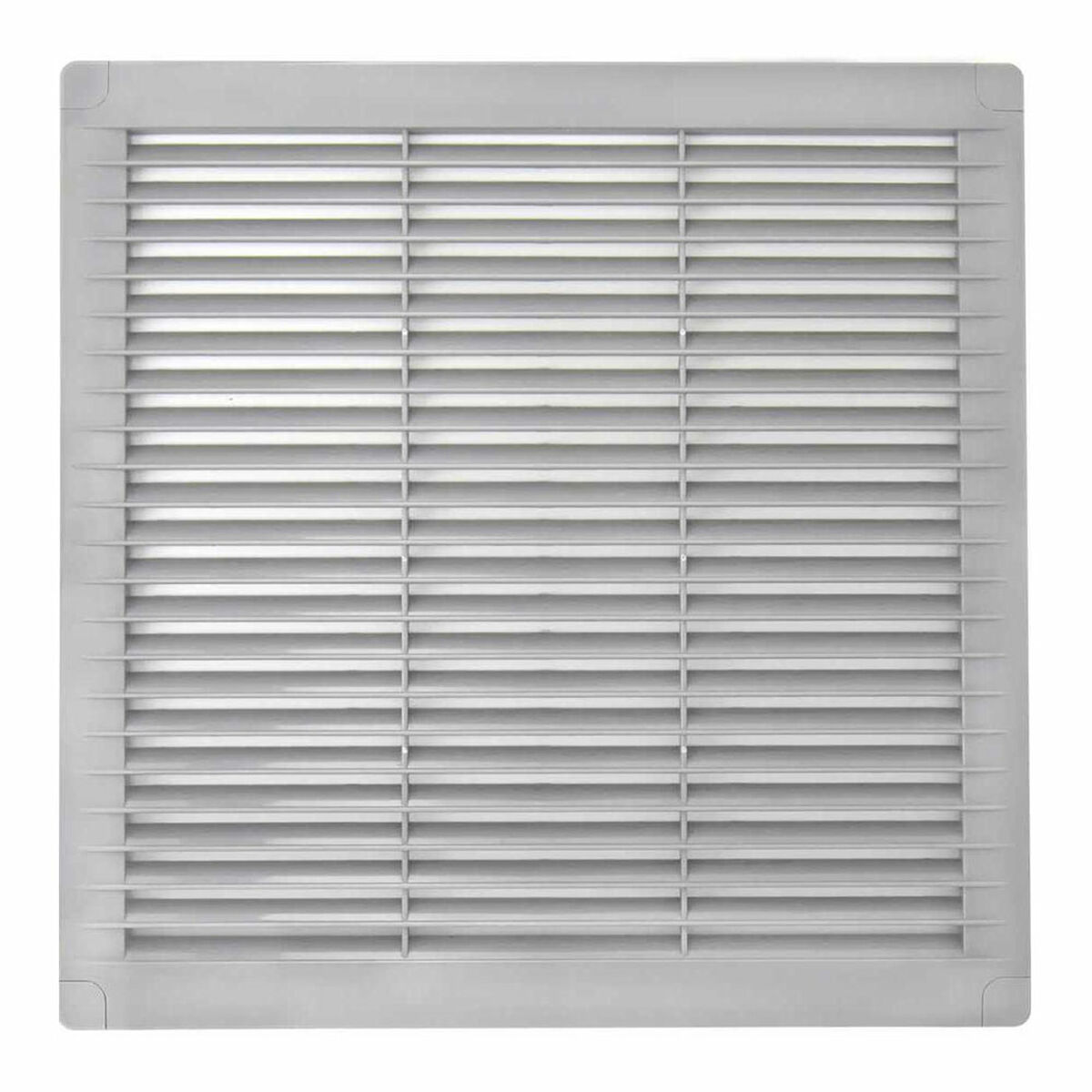 Ventilationsgaller EDM 87707 Grå 25 x 25 x 0,7 cm Myggnät