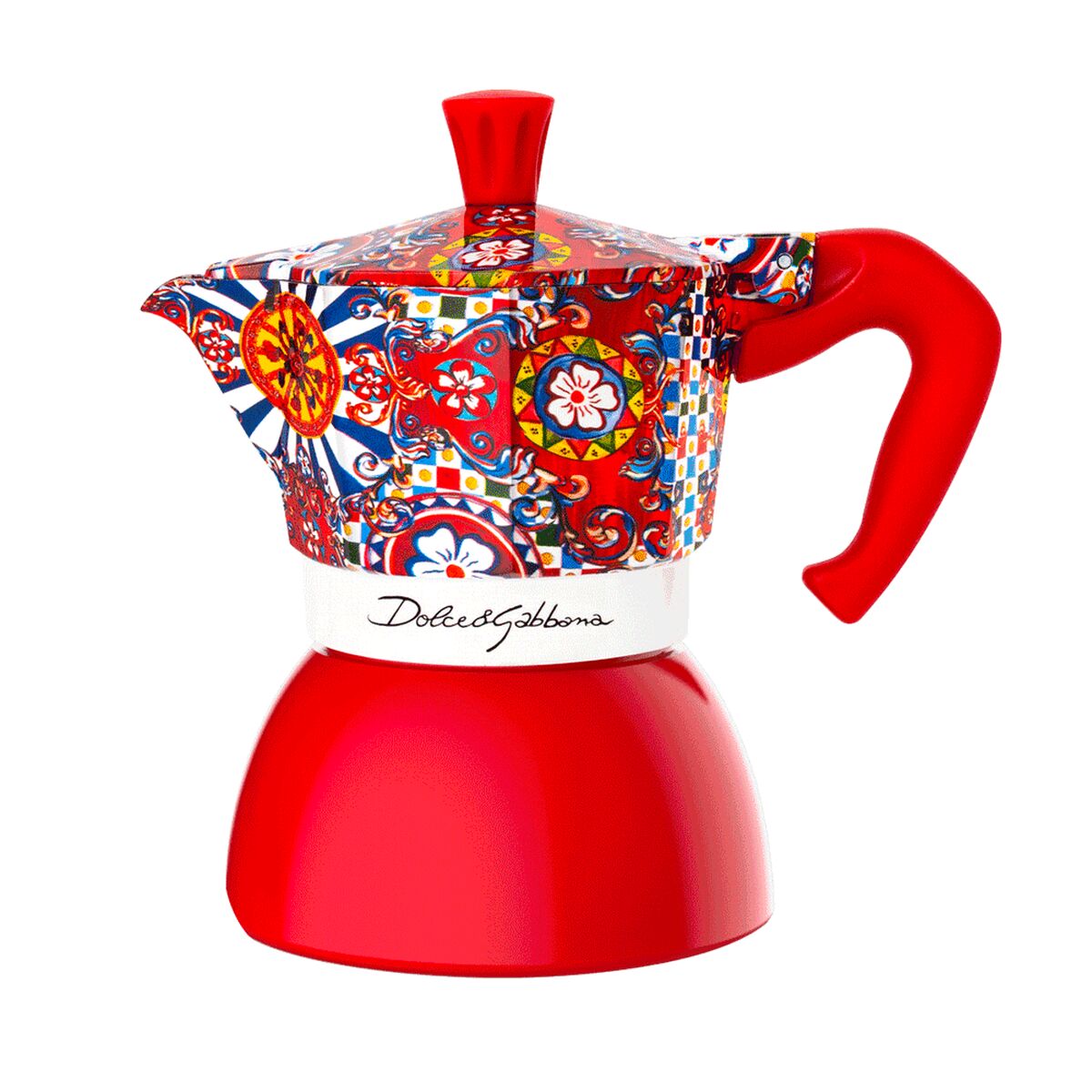 Italiensk Kaffepanna Bialetti D&G RED 4T Röd Rostfritt stål 4 Csészék