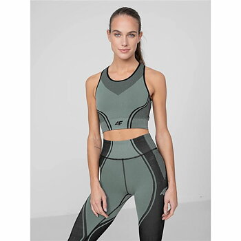 Sport-BH 4F Grå Yoga