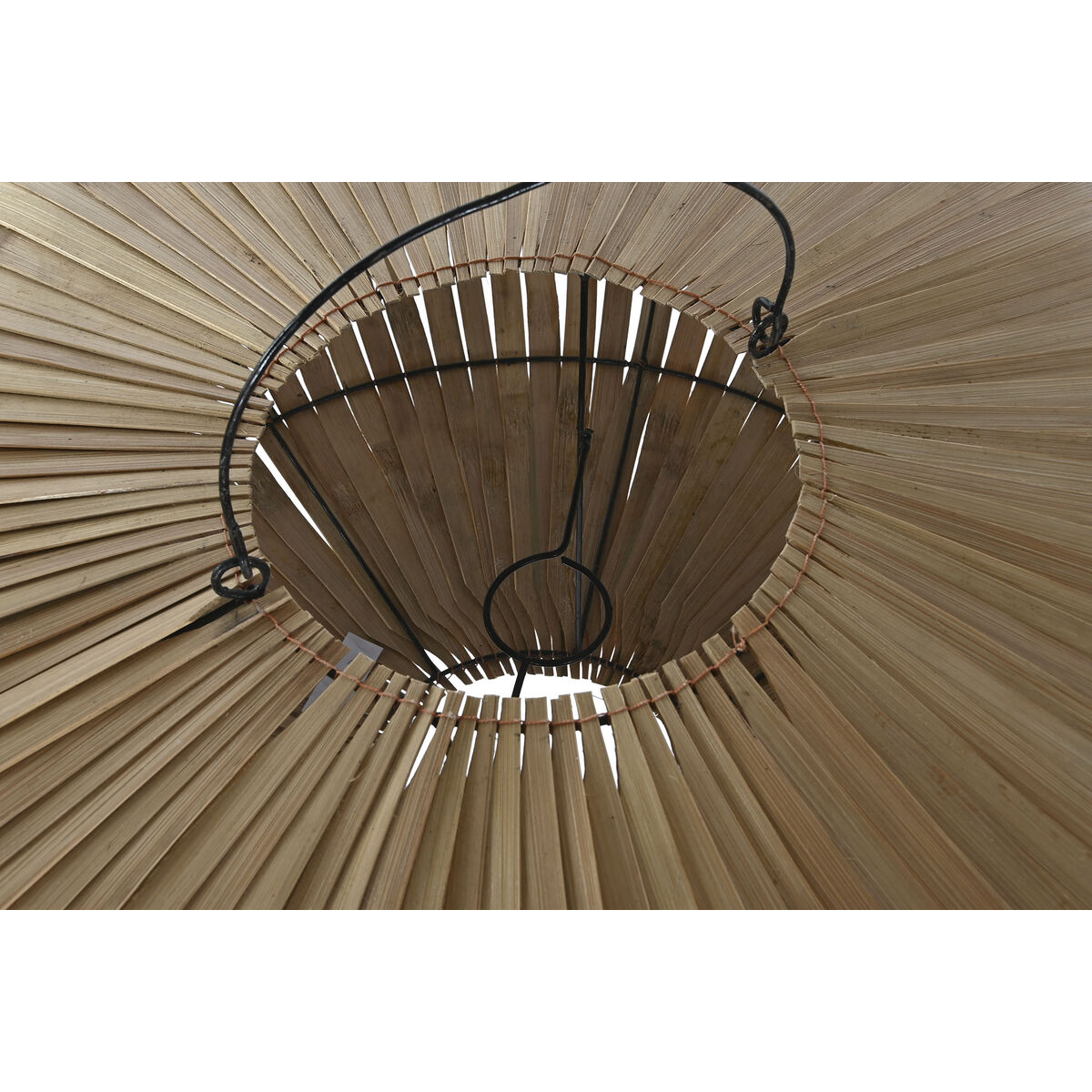 Lampskärm Home ESPRIT Naturell Bambu 80 x 80 x 33 cm - 2
