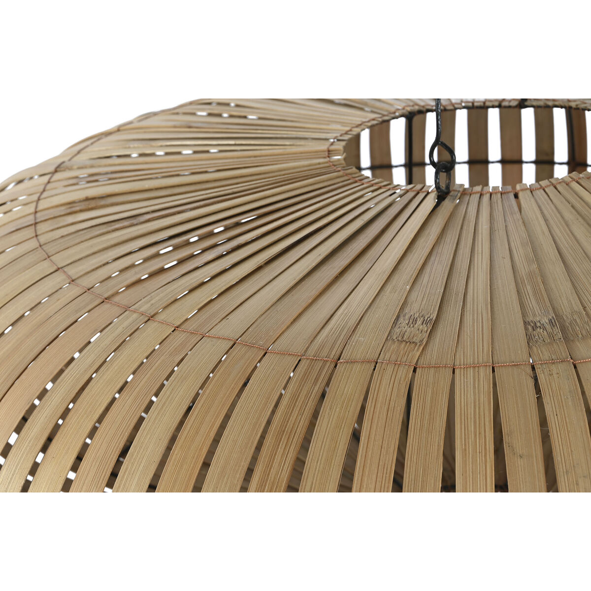 Lampskärm Home ESPRIT Naturell Bambu 80 x 80 x 33 cm - 3