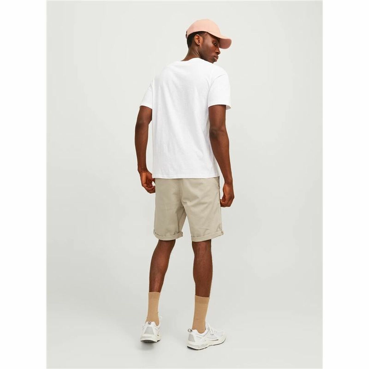 Kort byxa Jack & Jones Jpstbowie Beige - 4