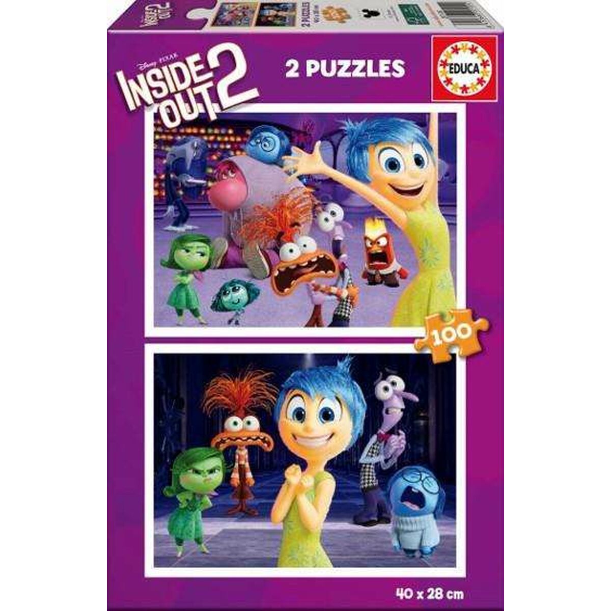 Pussel Educa Inside Out 2 2 x 100 Delar