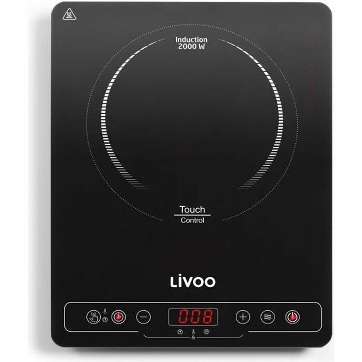 Elektrisk värmeplatta Livoo DOC235 2000 W Svart - 4