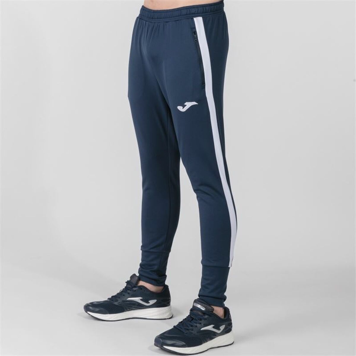 Långa träningsbyxor Joma Sport Advance Vit Marinblå Unisex - 4