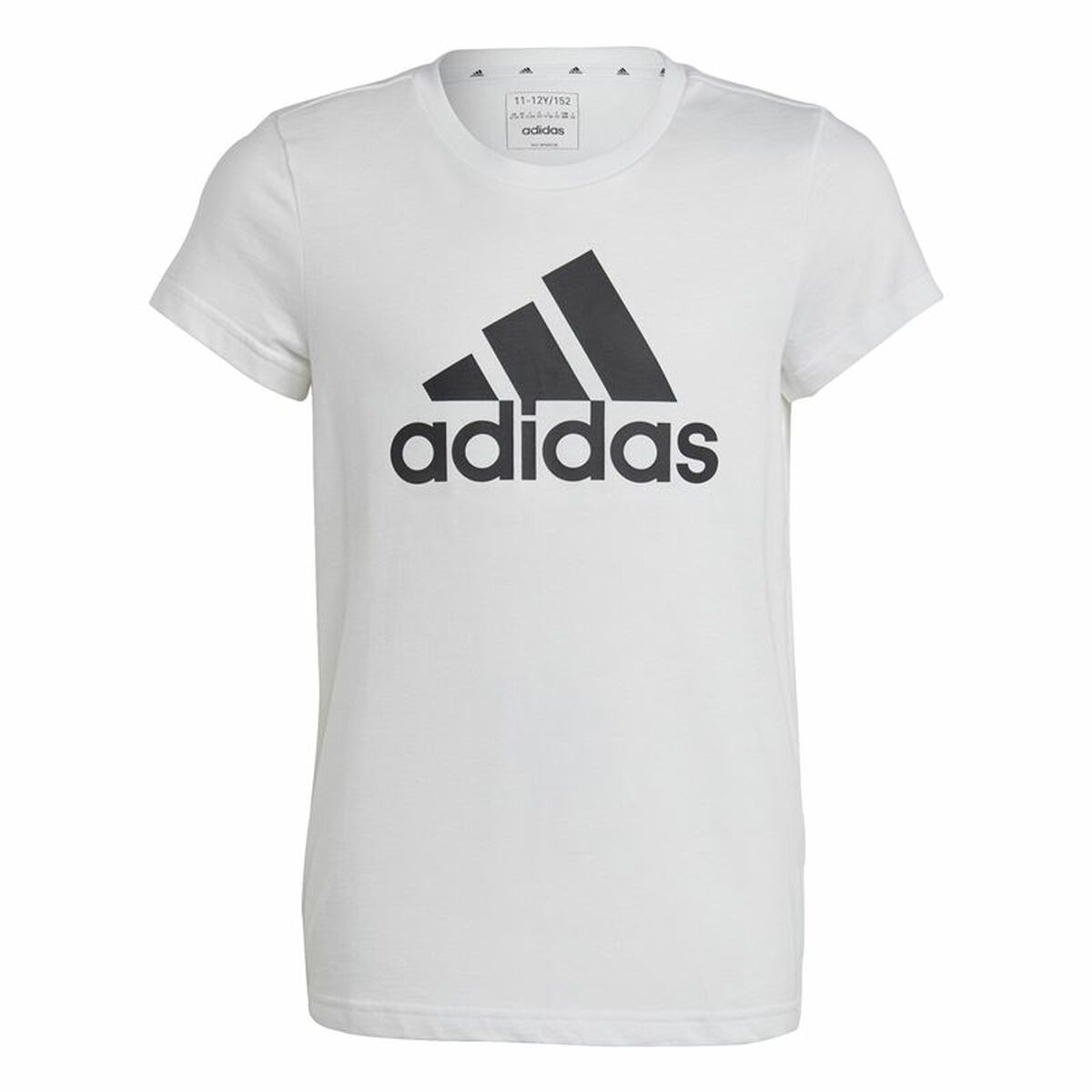 Barn T-shirt med kortärm Adidas Essentials Vit