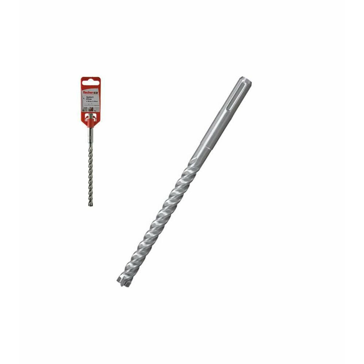 Spolset Fischer Quattric II SDS Plus Stål Cement - 2