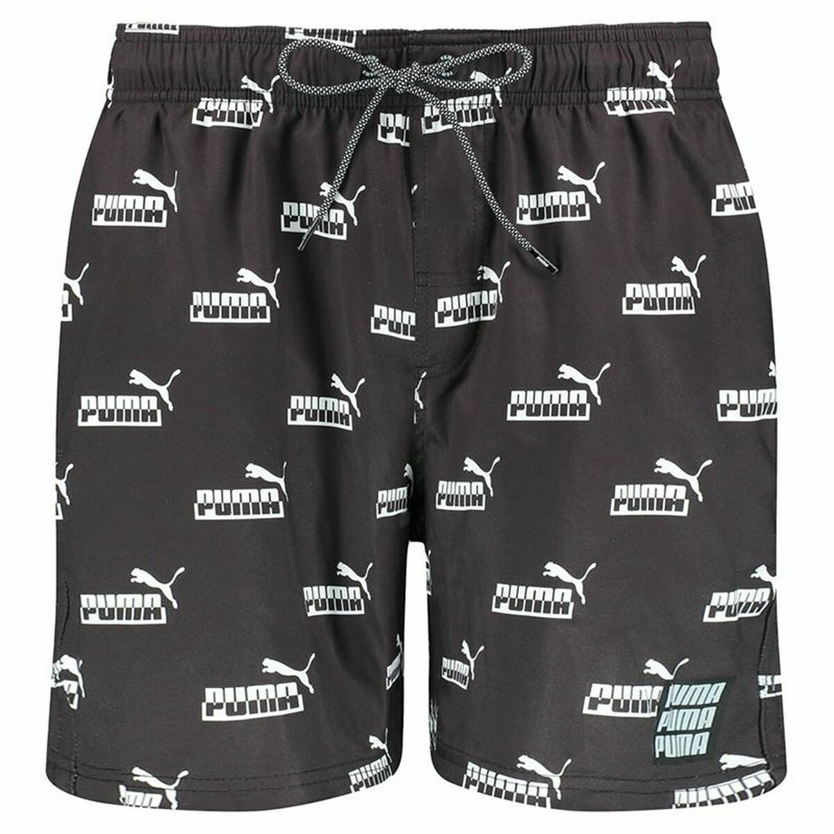 Baddräkt Herr Puma Logo Aop N1 Svart - 6
