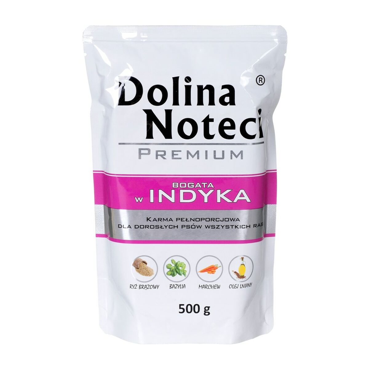 Våt mat Dolina Noteci Premium Kalkon Grönsak 500 L 500 g - 2