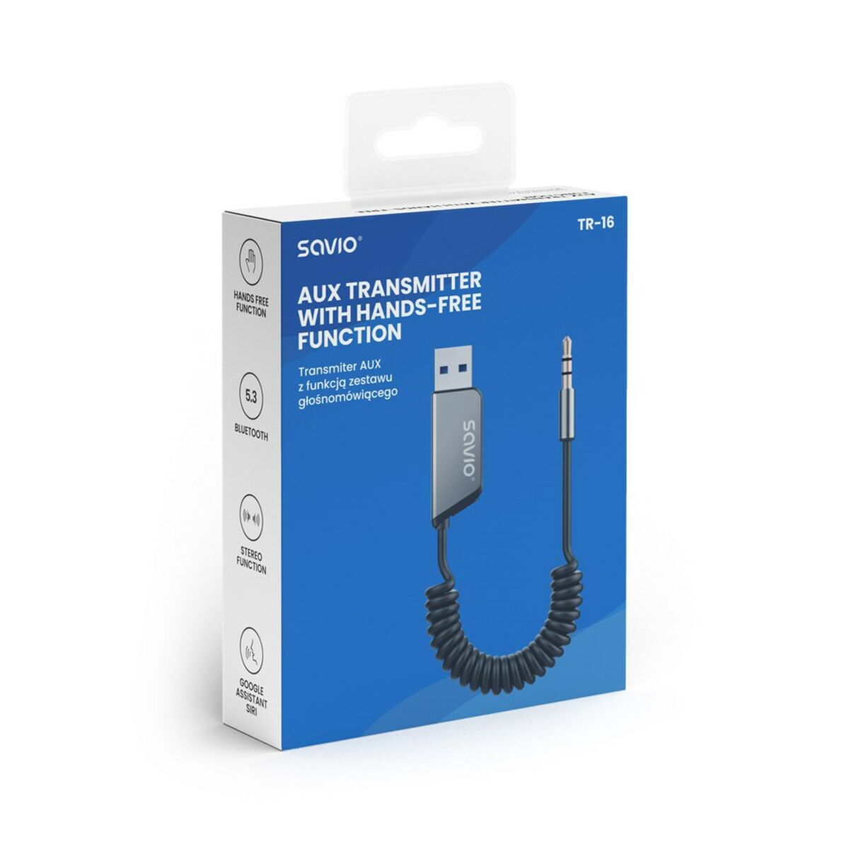 Bluetooth Adapter Savio TR-16 - 8