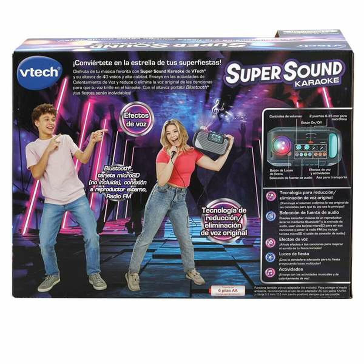 Högtalare med Karaoke Mikrofon Vtech Super Sound - 5