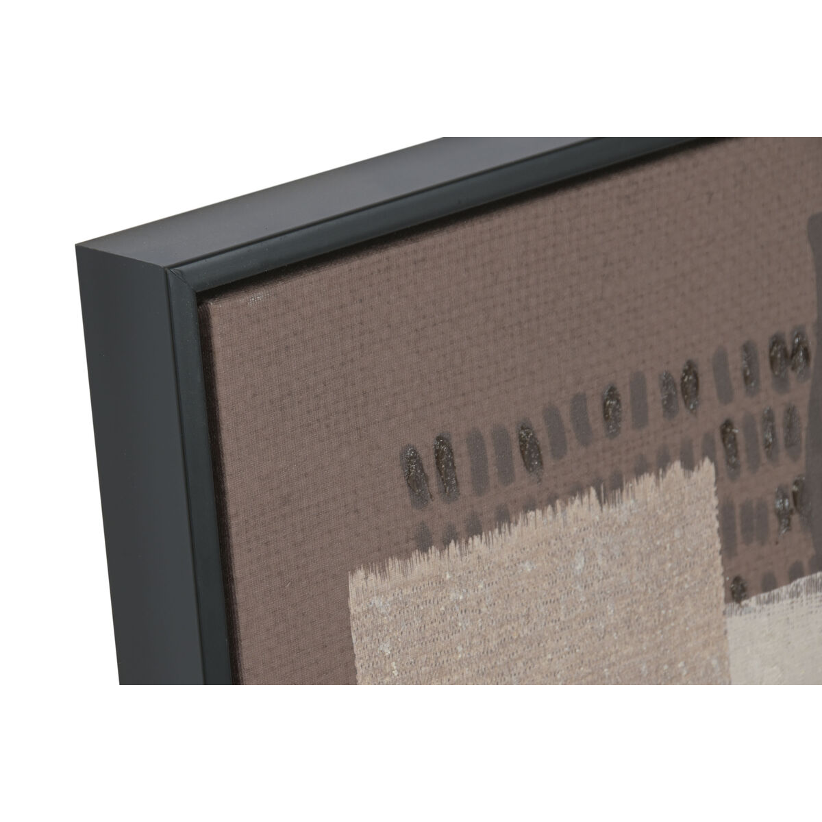 Kanvas Home ESPRIT Brun Svart Abstrakt Urban 63 x 4 x 93 cm (2 antal) - 2