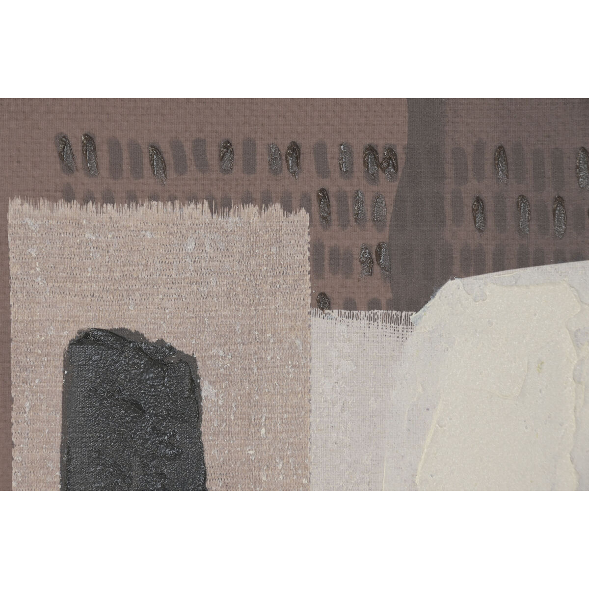 Kanvas Home ESPRIT Brun Svart Abstrakt Urban 63 x 4 x 93 cm (2 antal) - 3