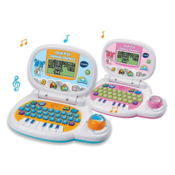 Bärbar dator Vtech Genius Blue Bear 26 x 5,5 x 19,7 cm Utbildningsspel FR