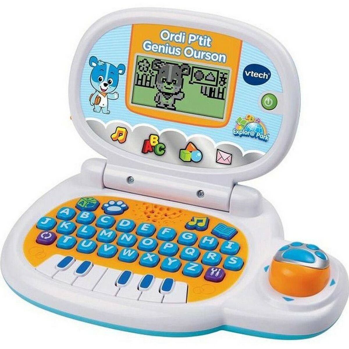 Bärbar dator Vtech Genius Blue Bear 26 x 5,5 x 19,7 cm Utbildningsspel FR - 4