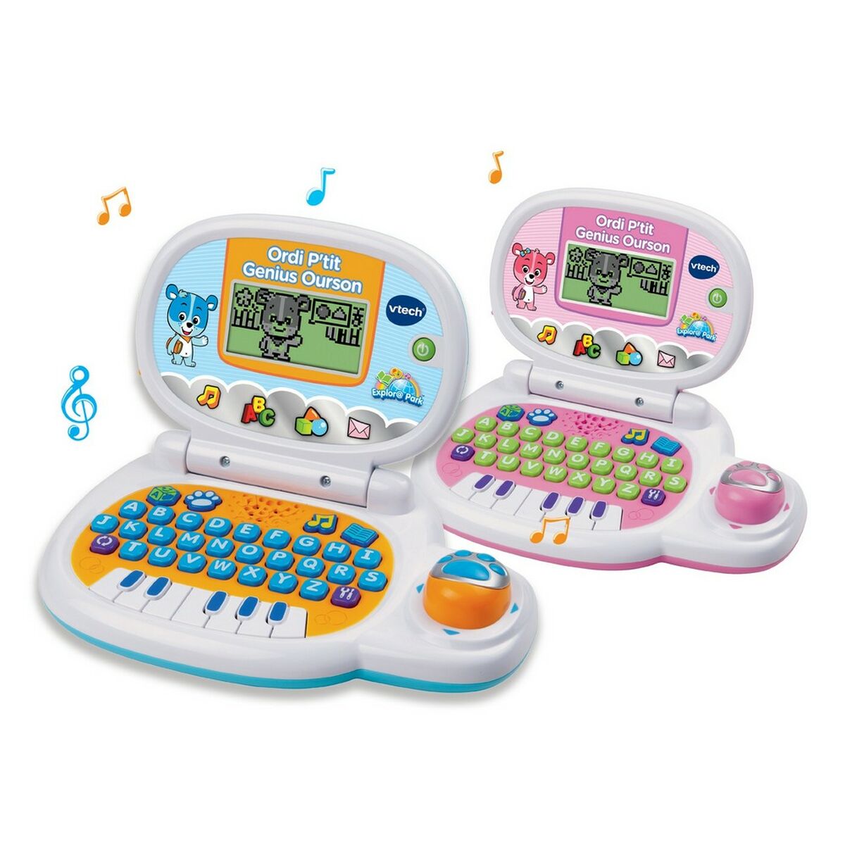 Bärbar dator Vtech Genius Blue Bear 26 x 5,5 x 19,7 cm Utbildningsspel FR - 5