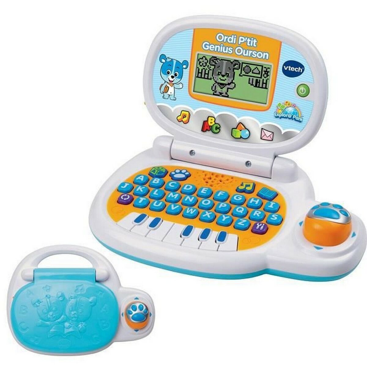Bärbar dator Vtech Genius Blue Bear 26 x 5,5 x 19,7 cm Utbildningsspel FR - 7