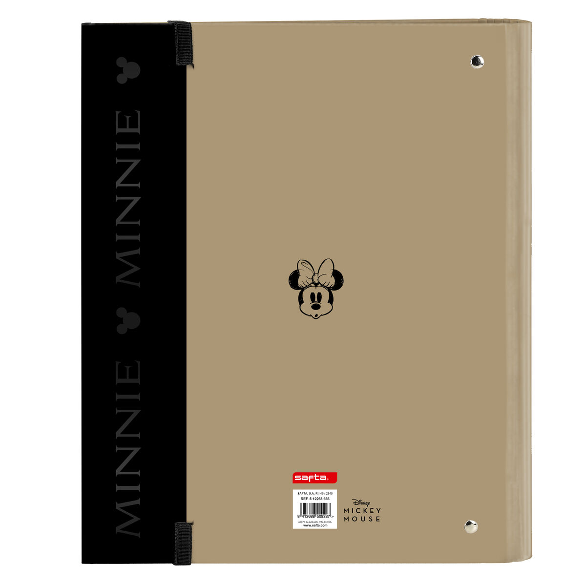 Ringpärm Minnie Mouse Beige (27 x 32 x 3.5 cm) - 2