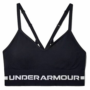 Sport-BH Under Armour Seamless Low Long Svart