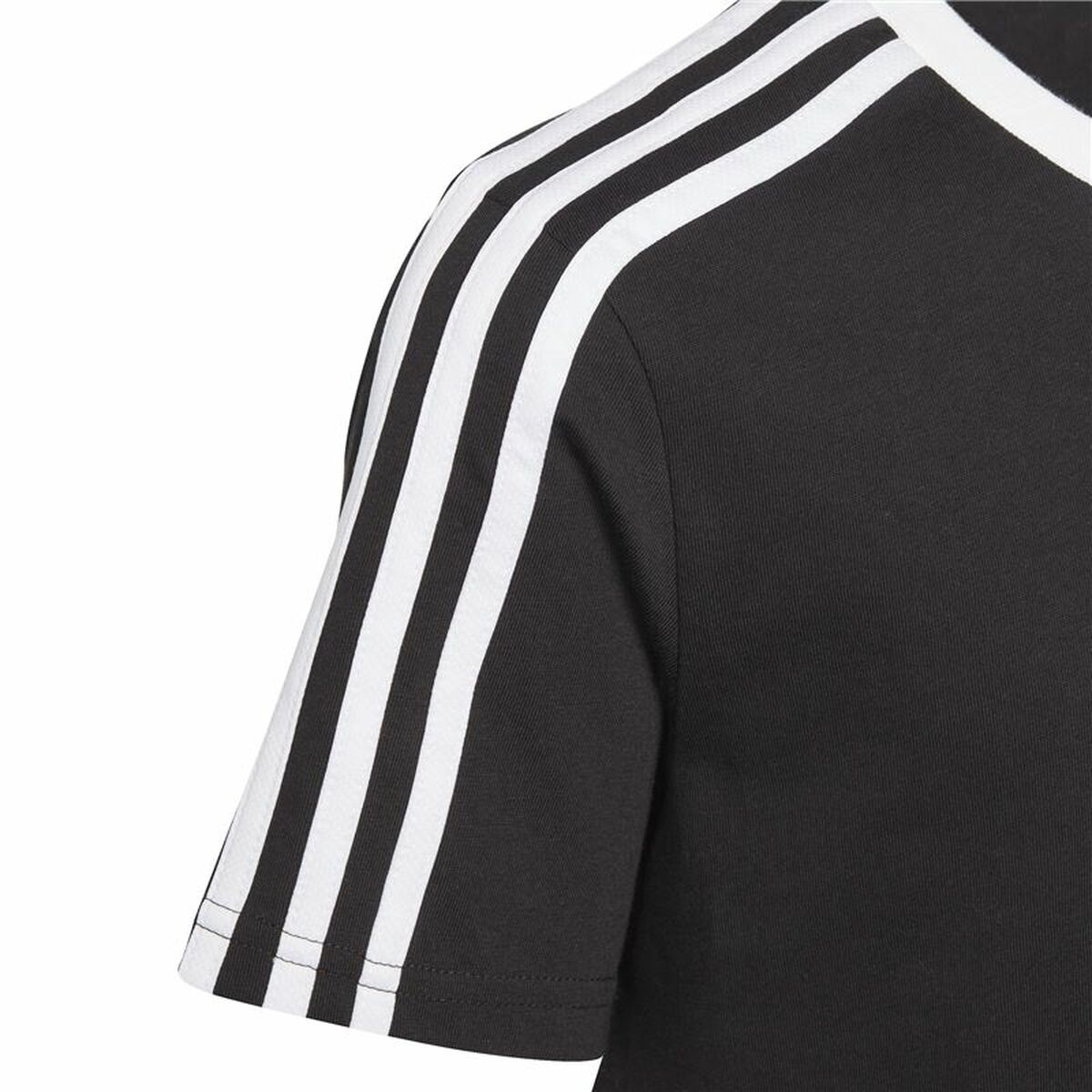 Barn T-shirt med kortärm Adidas Essentials Blå Svart - 3