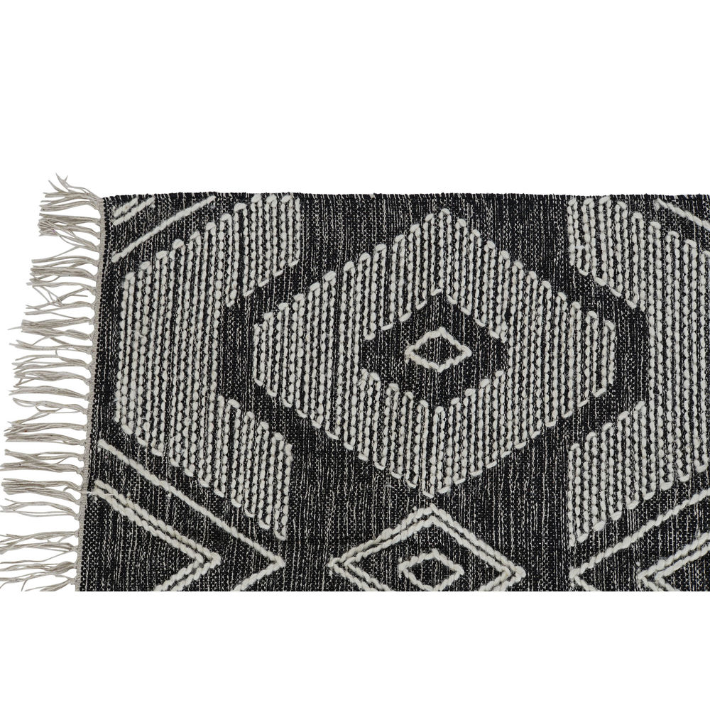 Matta DKD Home Decor Vit Svart Bomull (120 x 180 x 1 cm) - 2