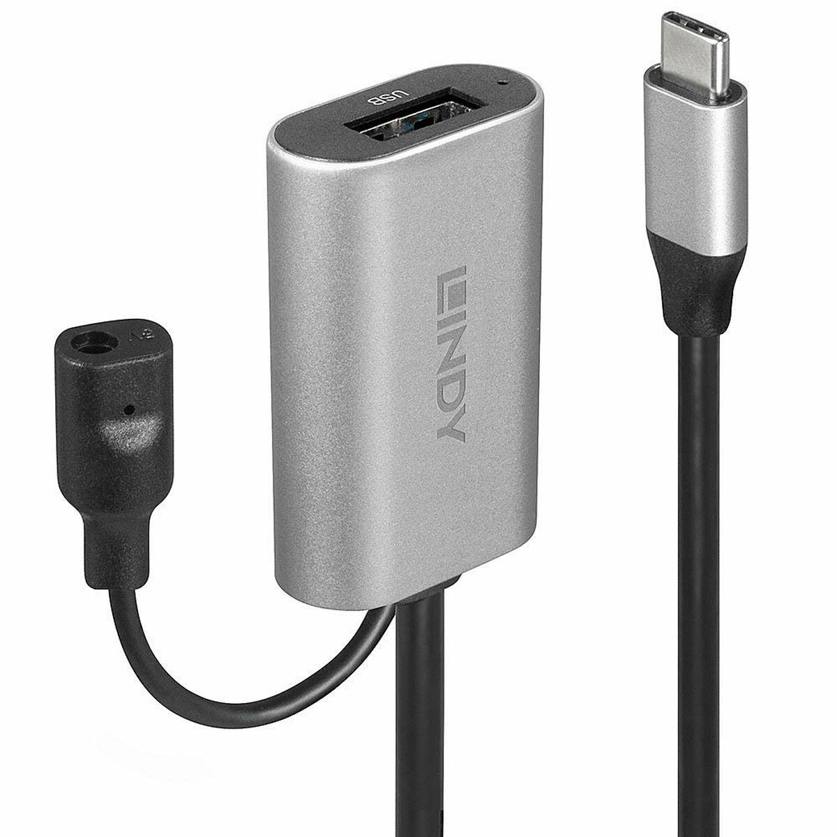 USB-C-kabel LINDY 43270 5 m Svart Silvrig - 6