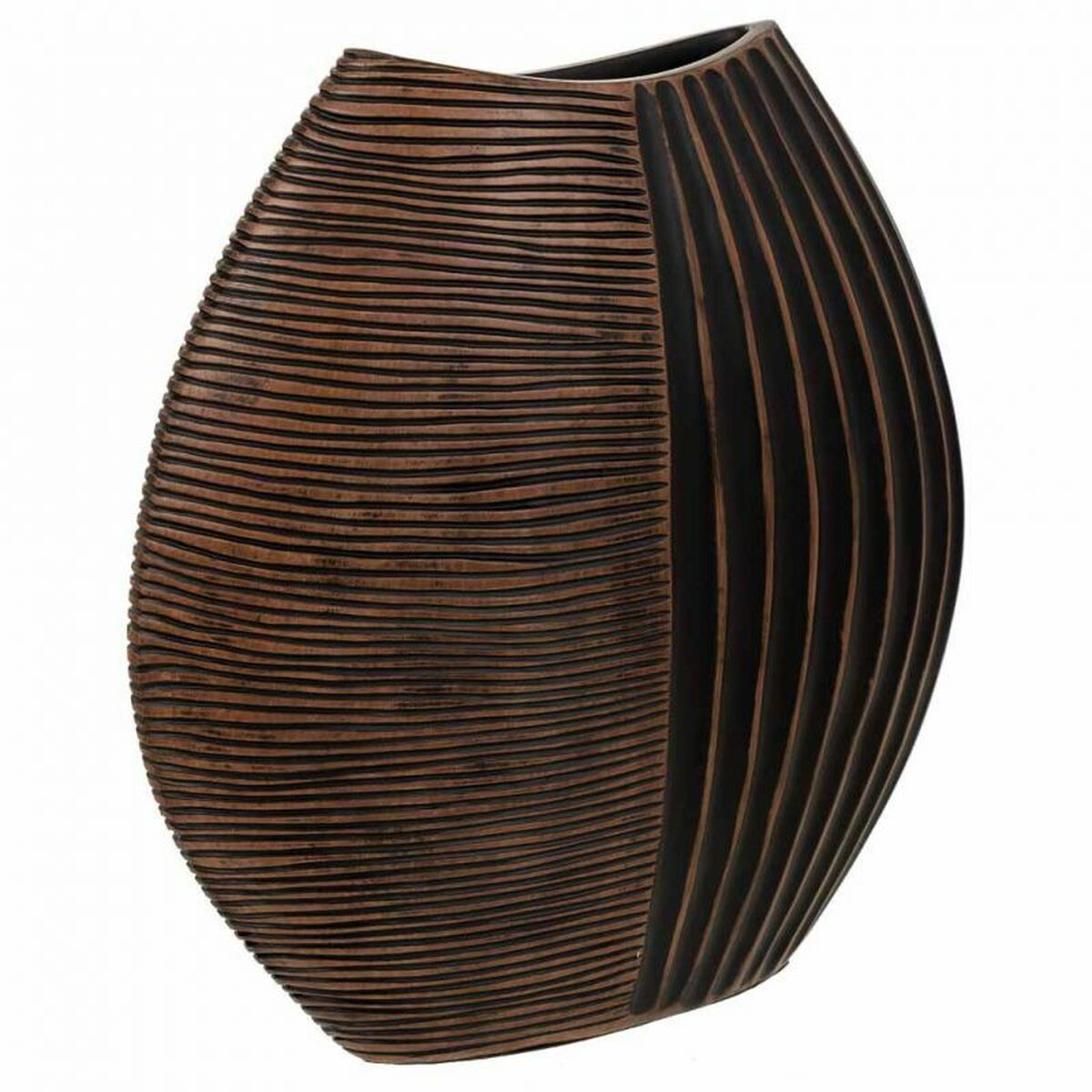 Vas Alexandra House Living Brun Polyresin 10 x 29 x 29 cm - 4