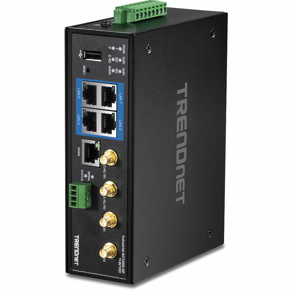 Router Trendnet TI-W100 WiFi 5 5 GHz Svart - 7
