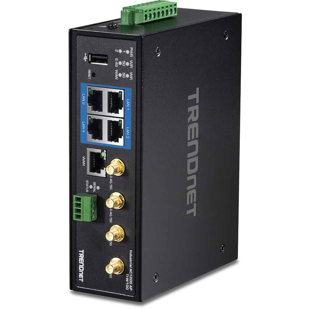 Router Trendnet TI-W100 WiFi 5 5 GHz Svart - 3