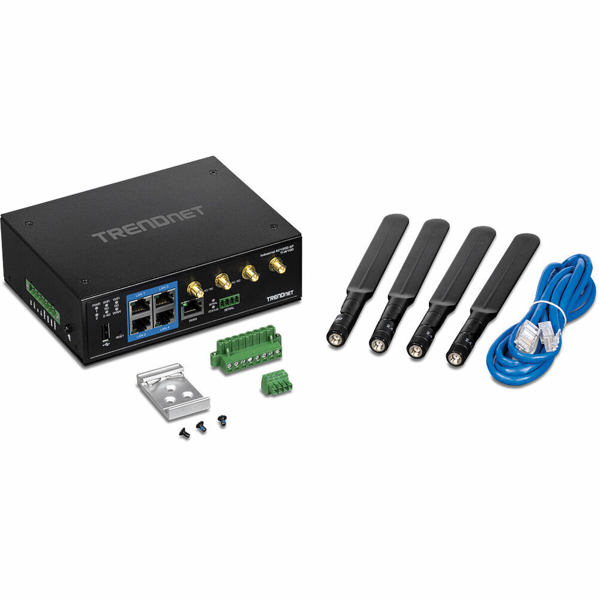 Router Trendnet TI-W100 WiFi 5 5 GHz Svart - 6