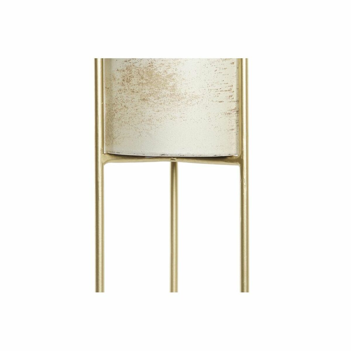 Ljusstakar DKD Home Decor Antikbehandlad Glas Metall (13 x 13 x 41 cm) - 3