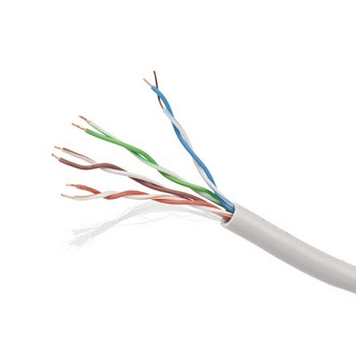 Nätkabel UTP Styv Kategori 5e GEMBIRD UPC-5004E-SOL/100 100 m Grå 100 m