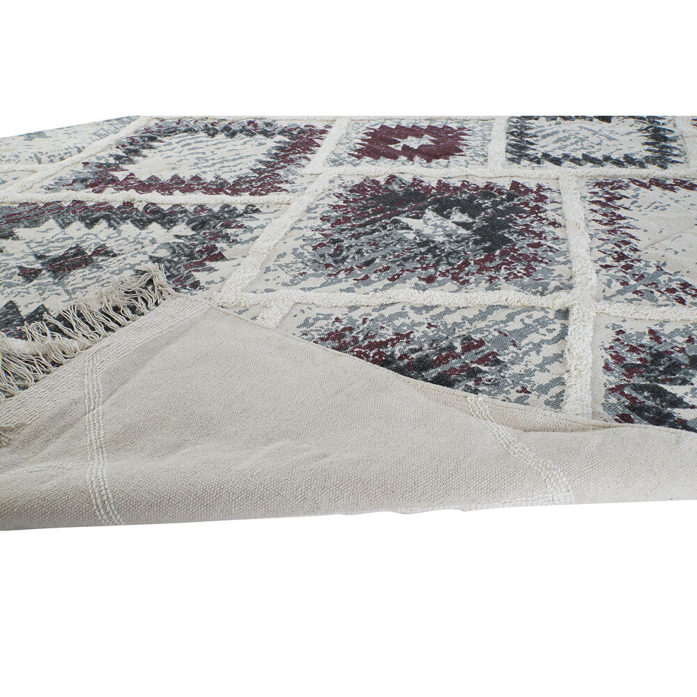 Matta DKD Home Decor Vit Svart Röd Bomull (160 x 230 x 1 cm) - 3