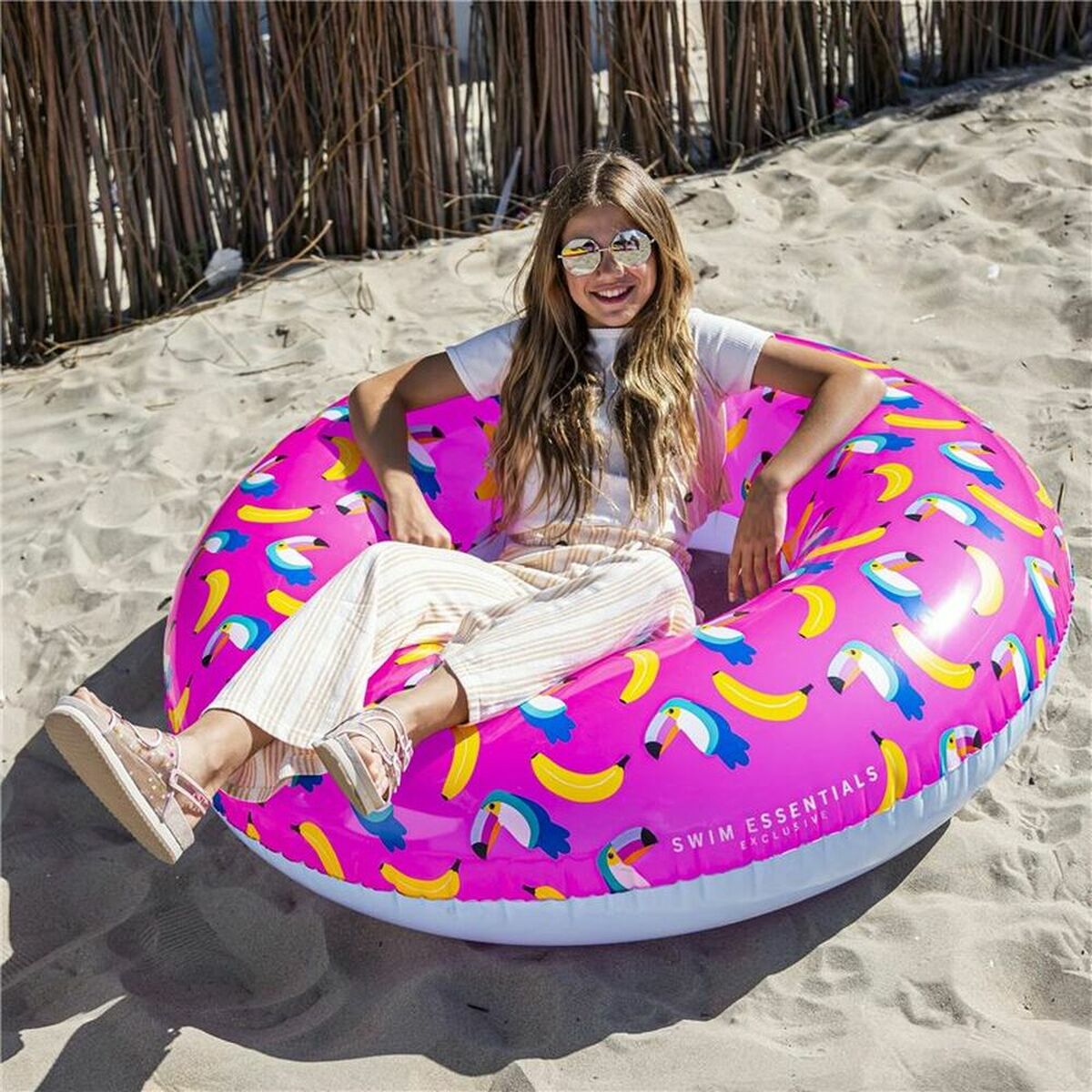 Uppblåsbar poolflotta Swim Essentials Toucan - 4
