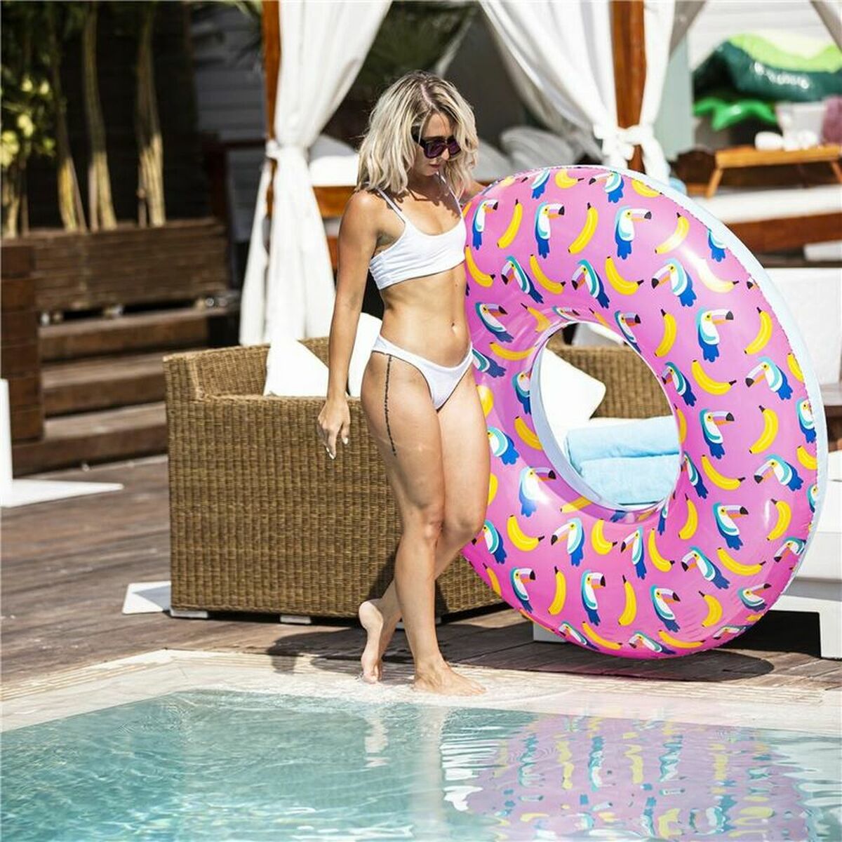 Uppblåsbar poolflotta Swim Essentials Toucan - 2