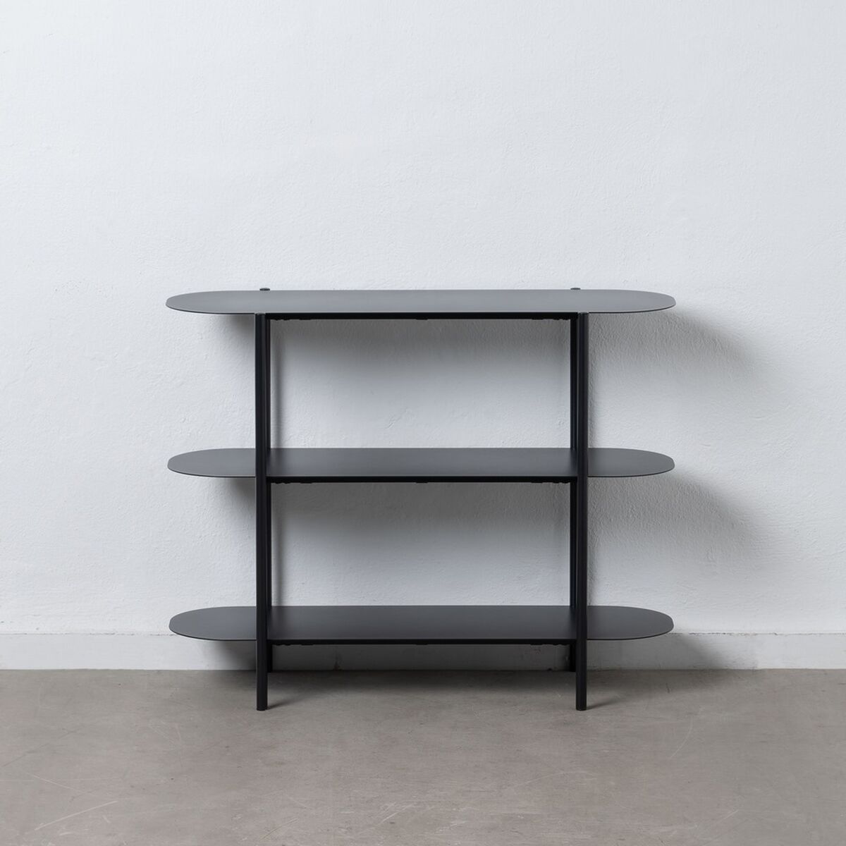 TV-möbler 90 x 28 x 70,3 cm Svart Stål - 8