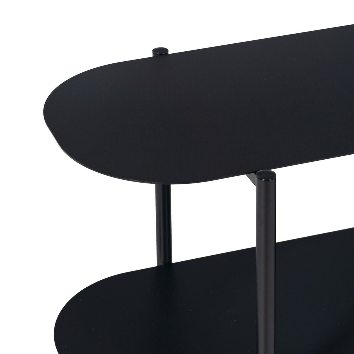 TV-möbler 90 x 28 x 70,3 cm Svart Stål - 7