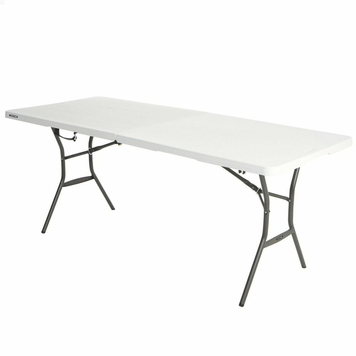 Fällbord Lifetime Vit Rektangulär Stål Plast 185 x 76 x 74 cm