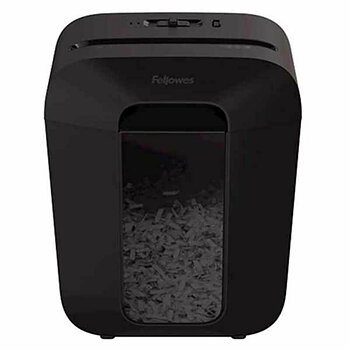 Dokumentförstörare Mikroskärande Fellowes S0230026 17 L 4 x 37 mm Svart