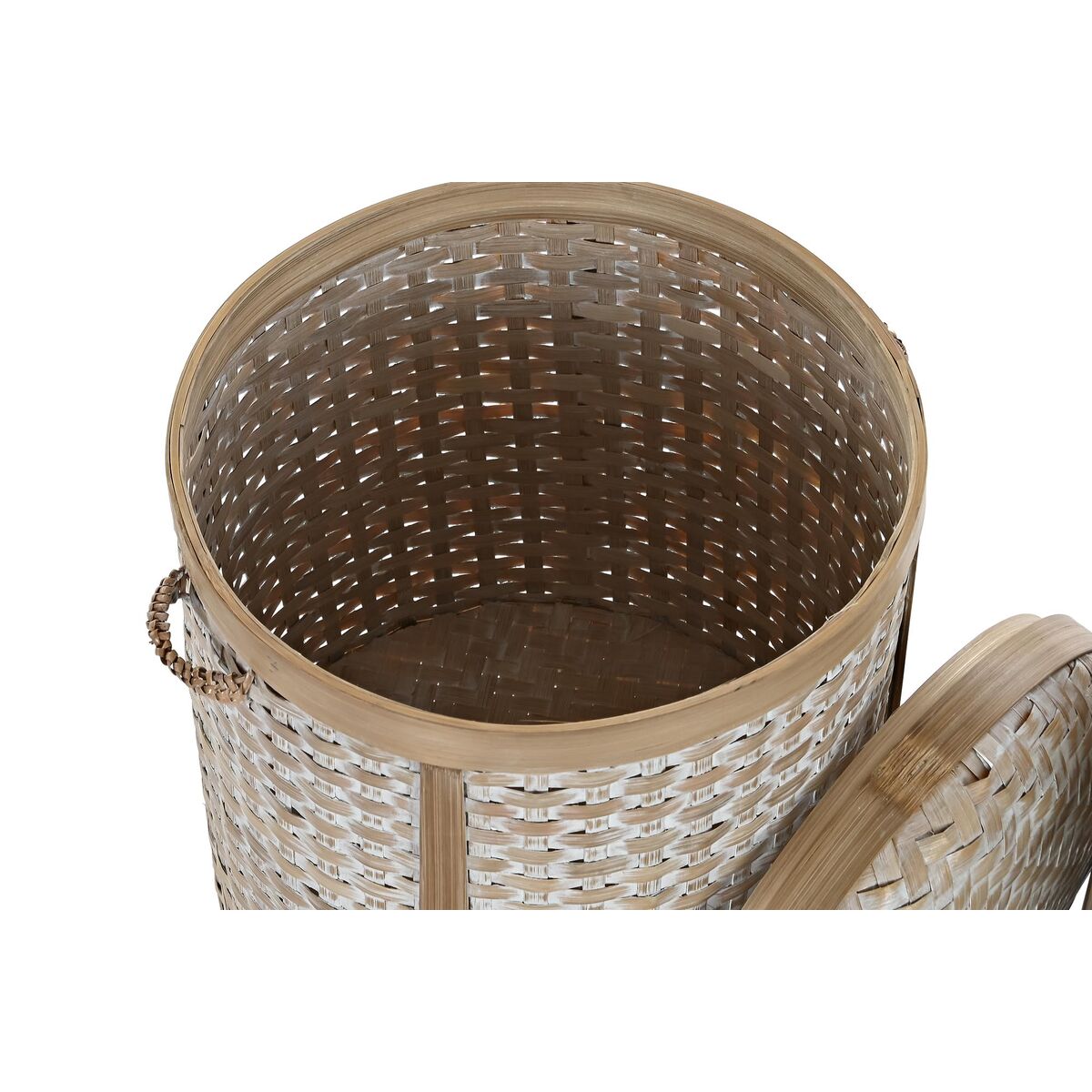 Korg - set DKD Home Decor Bambu (31 x 31 x 45 cm) - 7