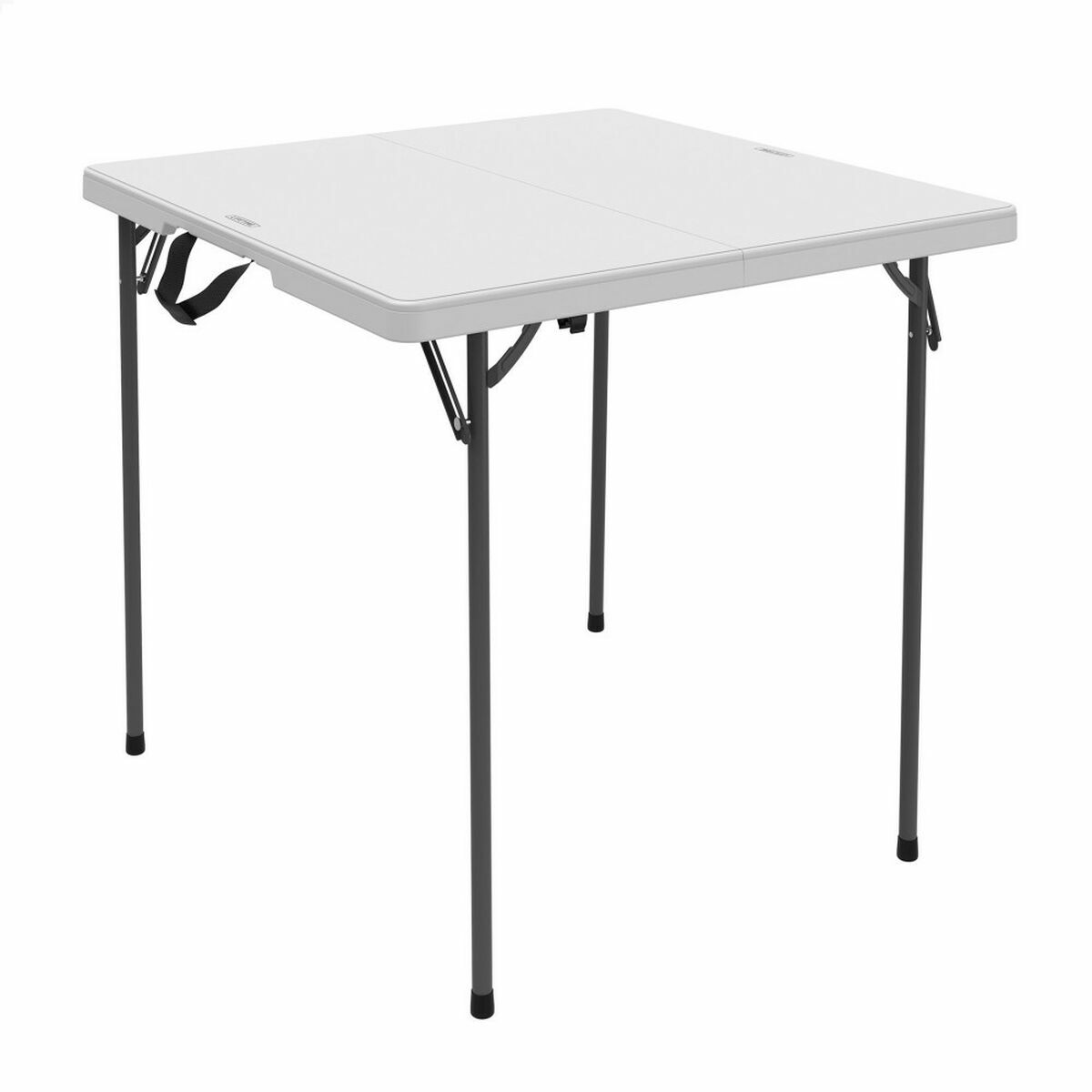 Fällbord Lifetime Vit Fyrkantig Stål Plast 94 x 94 x 74 cm
