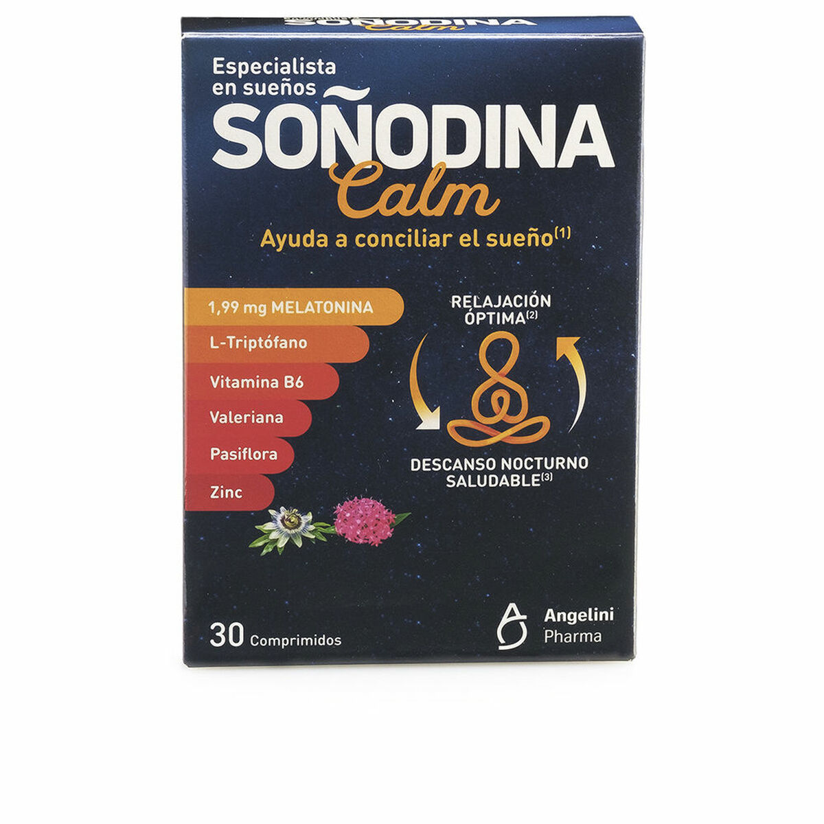 Kosttillskott för sömnproblem Natura Essenziale Soñodina Calm Melatonin 30 antal - 3