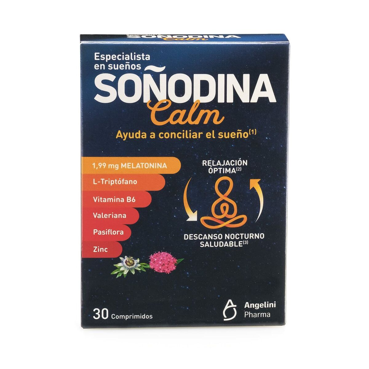 Kosttillskott för sömnproblem Natura Essenziale Soñodina Calm Melatonin 30 antal